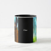 ラマの収集できる芸術のコーヒー・マグ マグカップ (中央)