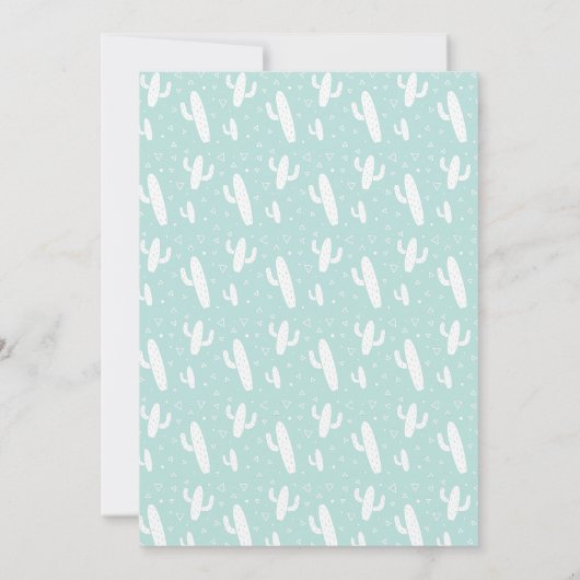 ラマの感謝カード 招待状 (裏面)