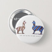 ラマの服 缶バッジ (正面&裏面)