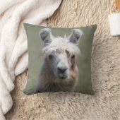 ラマの枕 クッション (ブランケット)