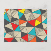 ラマの楽しい動物の誕生日パーティー招待状 インビテーションポストカード (裏面)