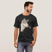 ラマの生意気なピッティングラマ Tシャツ (正面フル)