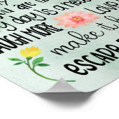 ラマの知恵やる気を起こさせる引用文ポスター – 8x10 ポスター (角)