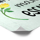 ラマの知恵やる気を起こさせる引用文- 16x20 ポスター (角)