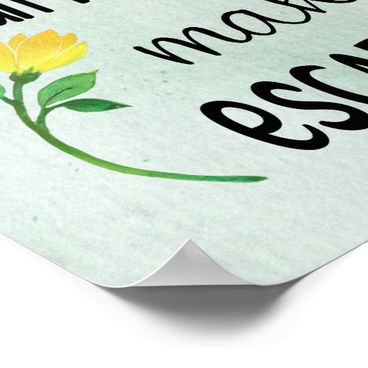 ラマの知恵やる気を起こさせる引用文- 16x20 ポスター (角)