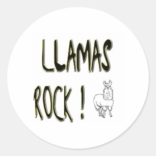 ラマの石! ステッカー