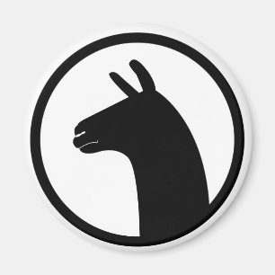 ラマの磁石-滑らかにして下さい マグネット