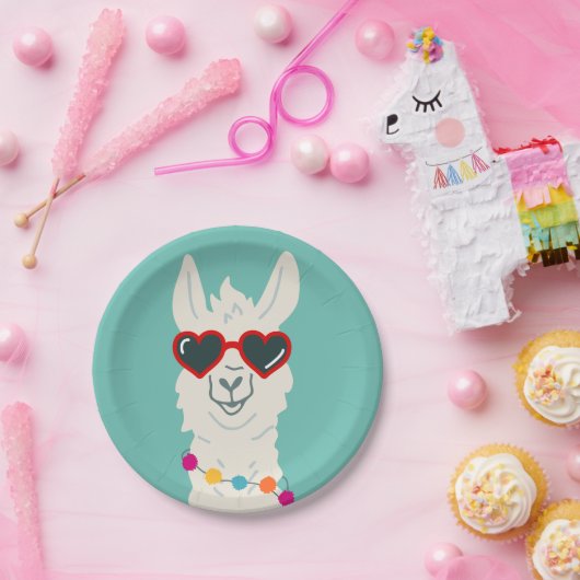 ラマの紙皿のメキシコフェスタのパーティーのアルパカ ペーパープレート (パーティー)