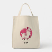 ラマの花嫁トートバッグ トートバッグ (裏面)