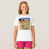 ラマの質問 Tシャツ (正面フル)