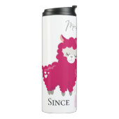 ラマの贈り物を愛しカスタマイズている タンブラー (回転左)