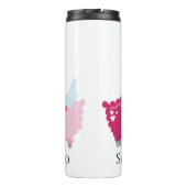 ラマの贈り物を愛しカスタマイズている タンブラー (裏面)