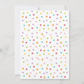 ラマの赤ちゃんシャワー招待ラマ・ラブフィエスタ 招待状 (裏面)