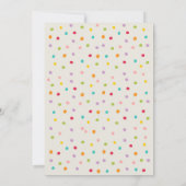 ラマの赤ちゃんシャワー招待ラマ・ラブフィエスタ 招待状 (裏面)