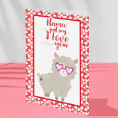 ラマはバレンタインデーが大好きだと言う シーズンカード