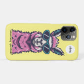 ラマはロックと言う |予測できなサングラスでポーズ Case-Mate iPhoneケース (裏面(横))