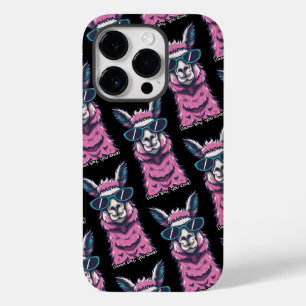 ラマはロックと言う  予測できなサングラスでポーズ Case-Mate iPhone 14 PROケース