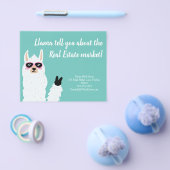 ラマは不動産の実在マーケティングの売り上げを教える チラシ (シングル)