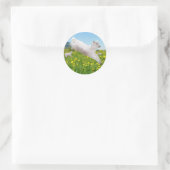 ラマよくはしゃぐスの復活祭 ラウンドシール (バッグ)