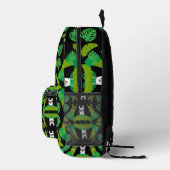 ラマをテーマにしたプリント プリントバックパック (右)