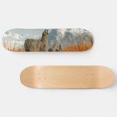 ラマを後を追って下さい スケートボード (横)