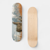 ラマを後を追って下さい スケートボード (正面)