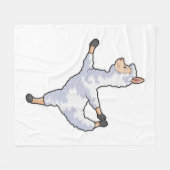 ラマアットヨガフィットネス フリースブランケット (正面(横))