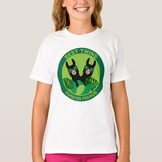 ラマアルパカツインズ Tシャツ (正面)