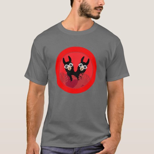 ラマアルパカツインメンズ Tシャツ (正面)