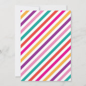 ラマアルパカ誕生日招待状と写真 招待状 (裏面)