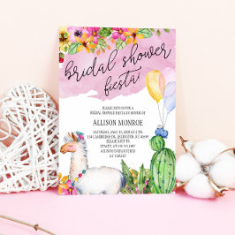 ラマアンドサボスブライダルシャワーフィエスタ招待状 招待状