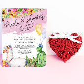 ラマアンドサボスブライダルシャワーフィエスタ招待状 招待状