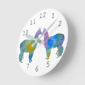 ラマアート ラウンド壁時計 (傾斜)