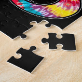 ラマイは8歳8歳の誕生日絞り染め ジグソーパズル (側面)