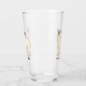 ラマイラストレーション タンブラーグラス (左)