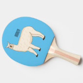 ラマイラストレーション 卓球ラケット (横)