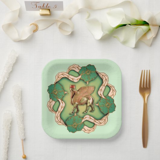 ラマエレガントス紙プレート ペーパープレート (ウェディング)