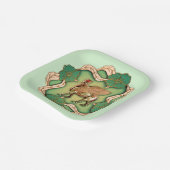 ラマエレガントス紙プレート ペーパープレート (傾斜あり)