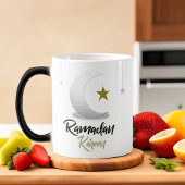 ラマエレガントダンカレムクレセントデザインイスラム美術 モーフィングマグカップ