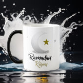 ラマエレガントダンカレムクレセントデザインイスラム美術 モーフィングマグカップ