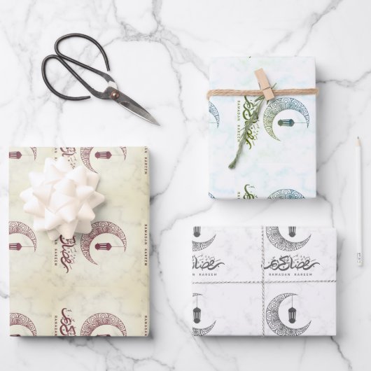 ラマエレガントダンカレム ラッピングペーパーシート (正面)