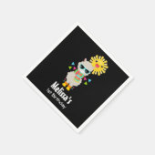 ラマカッコいいと笑顔かわいいサン誕生日 スタンダードカクテルナプキン (角)