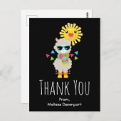 ラマカッコいいと笑顔のかわいいサンサンサンサンサンサンサンサンサンサンサンサンサンサンサンサンサンサ ポストカード (正面/裏面)