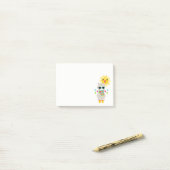 ラマカッコいいと笑顔のかわいいサン ポストイット (デスク上)