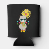 ラマカッコいいと笑顔のかわいいサン 缶クーラー (裏面)