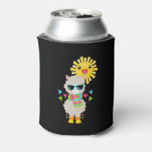 ラマカッコいいと笑顔のかわいいサン 缶クーラー (缶裏面)