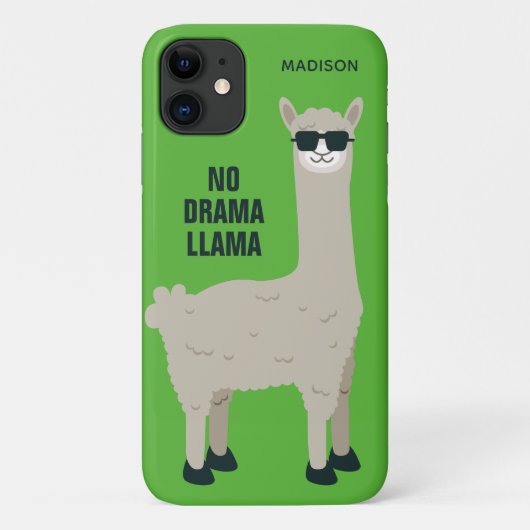 ラマカッコいい名前をカスタムする&カラーフォンケース Case-Mate iPhoneケース (裏面)