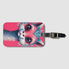 ラマカラフルおもしろい&予測できな ラゲッジタグ