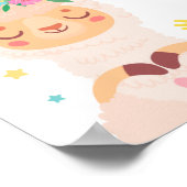 ラマカラフルコーン ポスター (角)