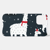 ラマカラフルス：雪の動物シームレス。 Case-Mate iPhoneケース (裏面 (横))